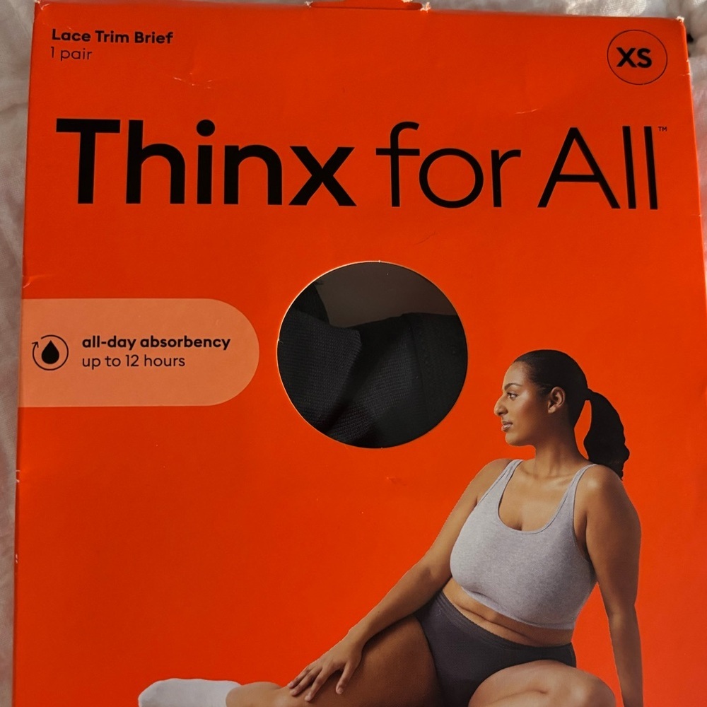 Thinx Women’s Leakproof Period Briefs - Black (In Packaging) - Picture 3 of 12